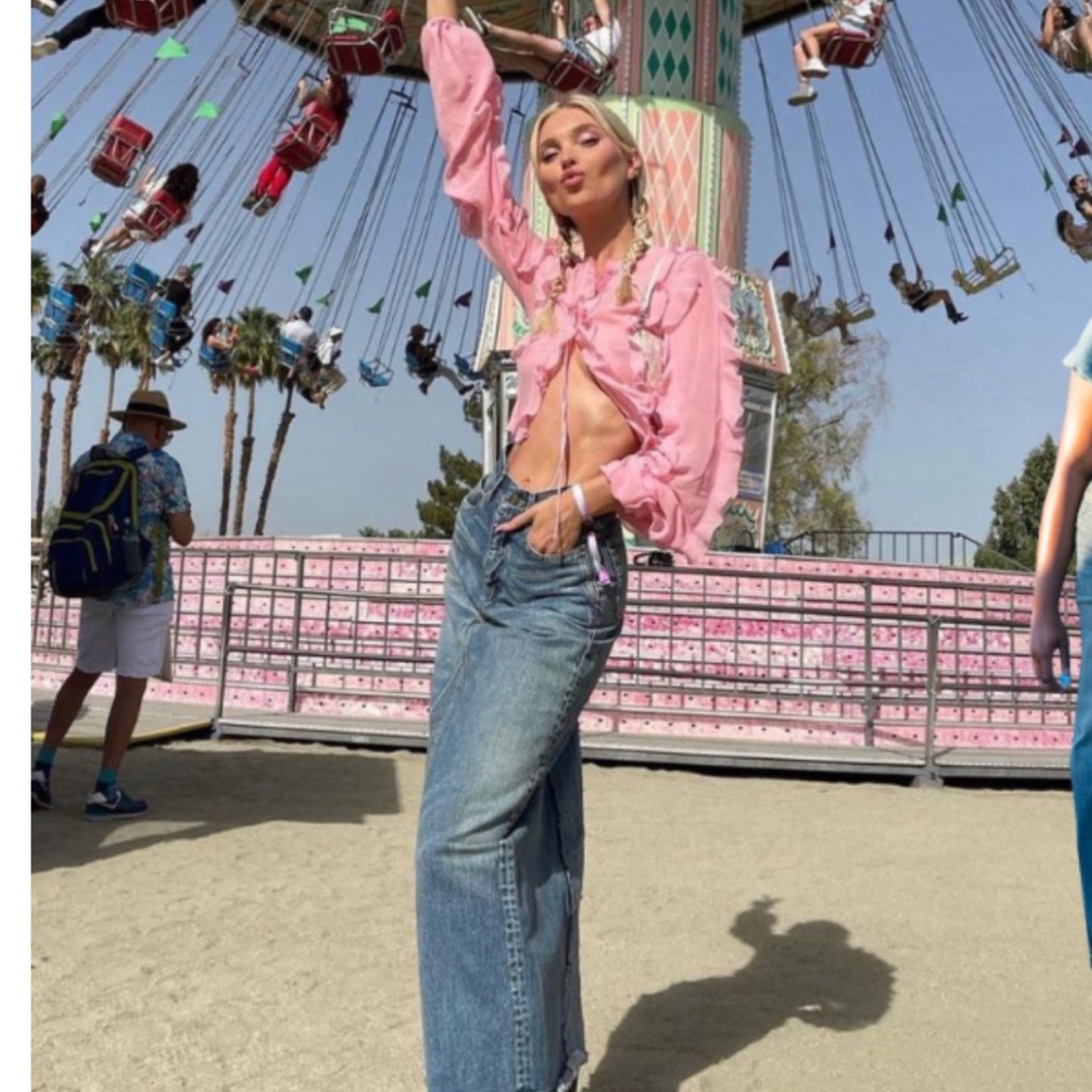Long maxi denim skirt Supertrash